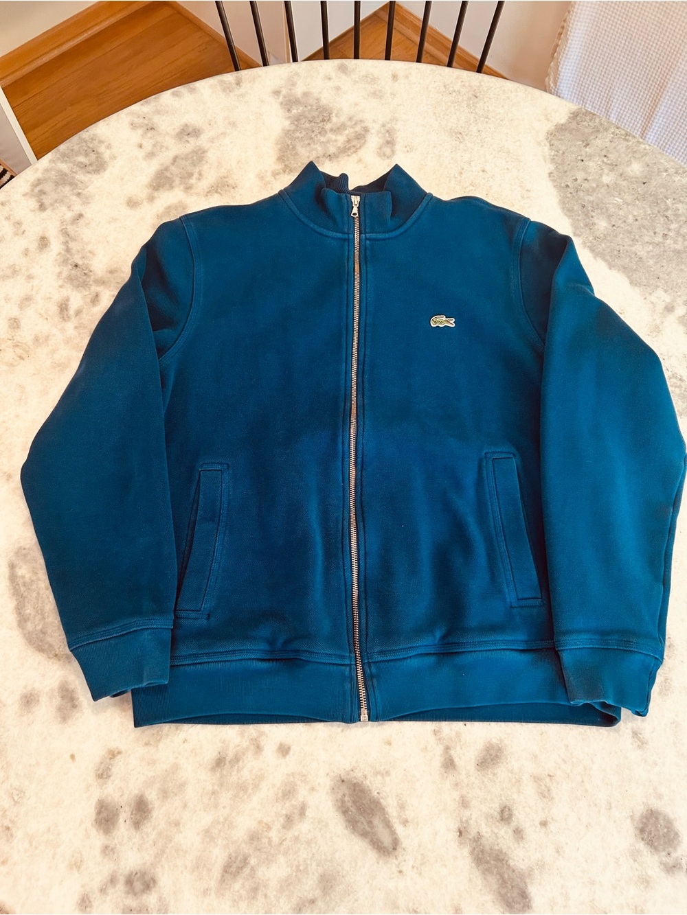 Men’s Lacoste Knit Track Jacket Size 6 (XL)